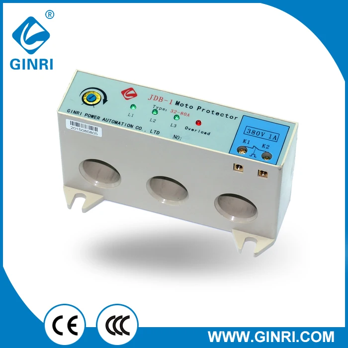 

JDB-1 5A/10A/20A/40A Current Overload and Phase loss Motor Protective Relay