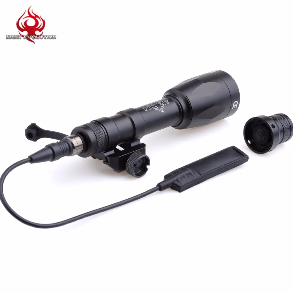 Rifle de Caça Evolução Noite Airsoft Arma Leve M600p Levou Luz Olheiro Softairô Linterna Lanterna Tática Ne04027 5 Luzes de armas
