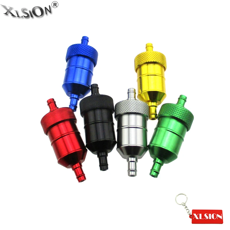 10pcs Gas Oil Fuel Filter Fit 1//4/" 5//16/'/' Hose for Tractors//Mowers//Go-Kart