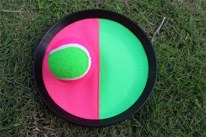 7  8in Parent-Child Interactive Throw Sticky Ball For Children's Day Gift 2Bats1Ball Games Sucker Sticky Ball Party Favors Supplies
