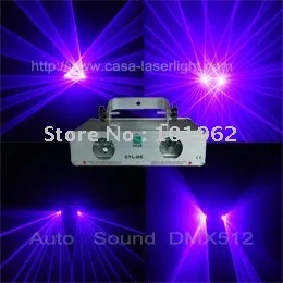 

Christmas light Dual 200mW 405nm Violet blue Party Laser Light DMX Sound Auto DJ Disco Christmas Stage Lights(CTL-VV)