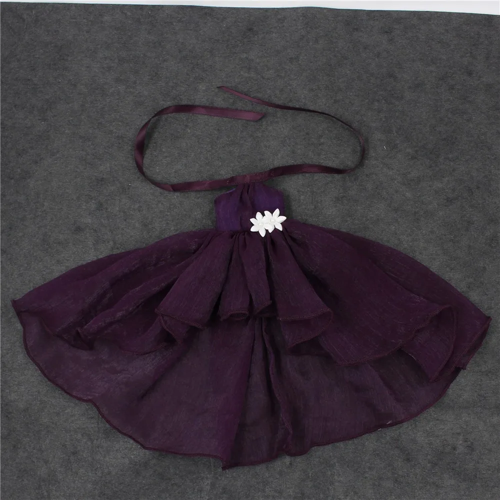 Neo Blythe Doll Chiffon Dress with Flower 18