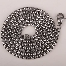 Lobo collar de acero inoxidable 316L colgante W cadena de la joyería del día de fiesta regalos para hombres mujeres al por mayor dropshipping HN01