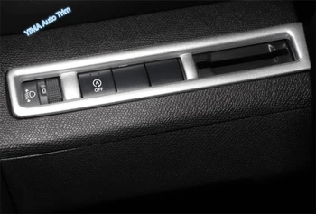 

Lapetus Car Styling Head Lights Lamp Switch Button Cover Trim 1 Pcs ABS Fit For Peugeot 3008 3008GT 2017 2018 2019 2020