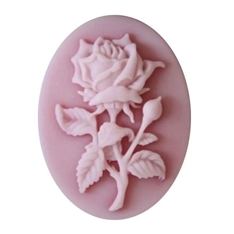 

Mini Valentine's Day Roses Flowers Shaped Fondant Silicone Moulds Confectionery Accessories For Cake Decoration Baking Tools