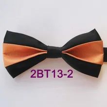 Yibei Coachella Галстуки Новое поступление Средний оранжевый сетка Боути пледы с черной подошвой из микрофибры галстук-бабочка взрослых унисекс бабочки