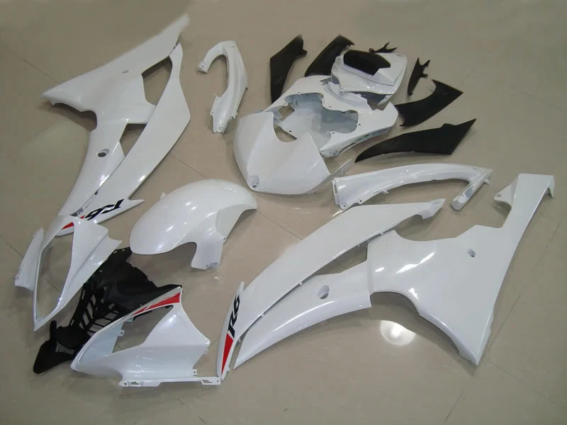 Пресс-форма обтекателя комплект для Yamaha YZFR6 08 09 10 12 15 YZF R6 2008 2009 2012 2015 ABS белый