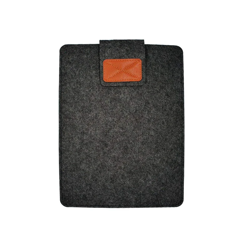 BinFul 9,7, 11, 12, 13, 15, 17 дюймов, шерстяной фетровый чехол для ноутбука, сумка, защитный чехол, мягкая подкладка, чехол для компьютера для мужчин, женщин, студентов - Цвет: deep gray