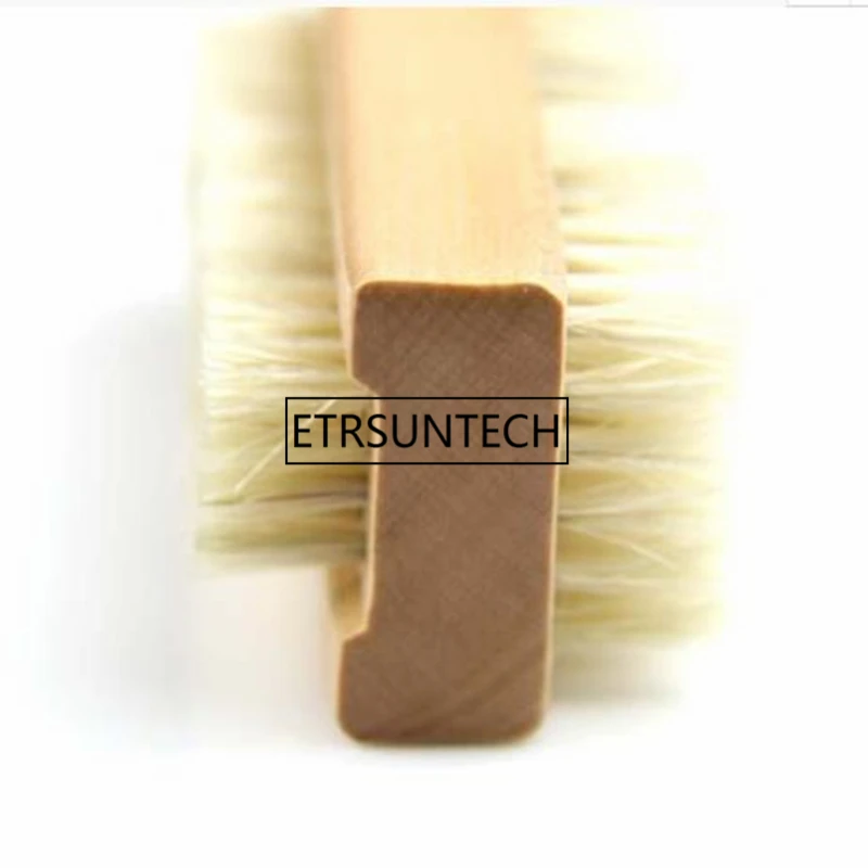 Escova de Cerdas de Madeira Face de Corte Escova de Banho Unha Dupla Handle Manicure Pedicure Esfregar F1786 Art 8 Beleza e saúde