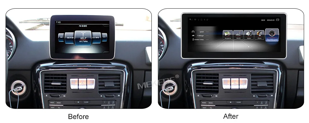 Excellent HD Android 7.1 3+32G Car Multimedia GPS Audio Radio For Mercedes Benz G Class Wagen 461 463 G350 G500 2012~2018 Navigation NAVI 14