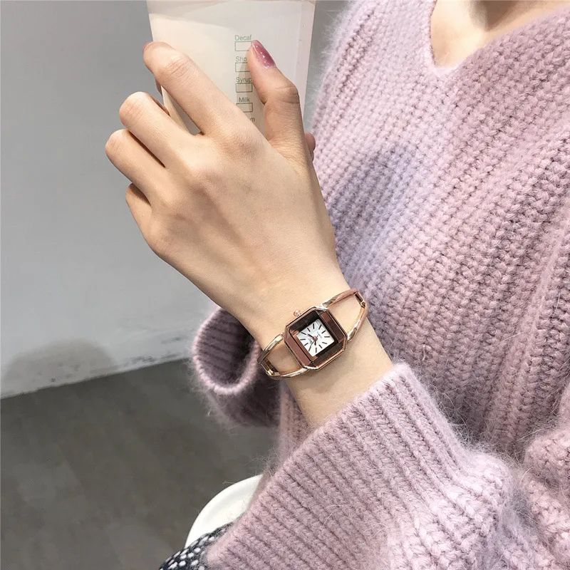 2018 new Korean version of simple wind small dial chain Joker fresh OL temperament watch | Наручные часы