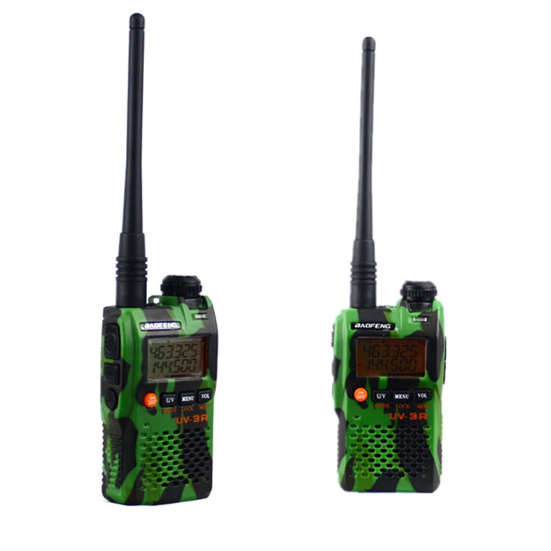 2 шт. BaoFeng UV 3R обновленная версия беспроводной портативный двойной дисплей WalkieTalkie