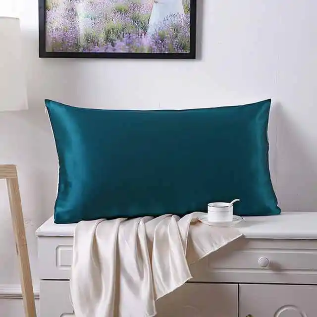 Buy 100 Silk Mulberry Pillowcases 50*90cm Solid Color