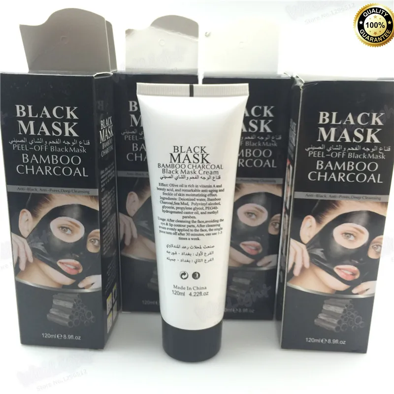 Nature Bamboo charcoal Black Head Acne Treatments Mask for Face Care