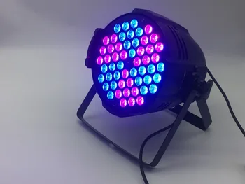 

6pcs / 54x9w LED Par Light 3in1 RGBW DMX512 led par stage light Applicable party bar KTV disco DJ color light