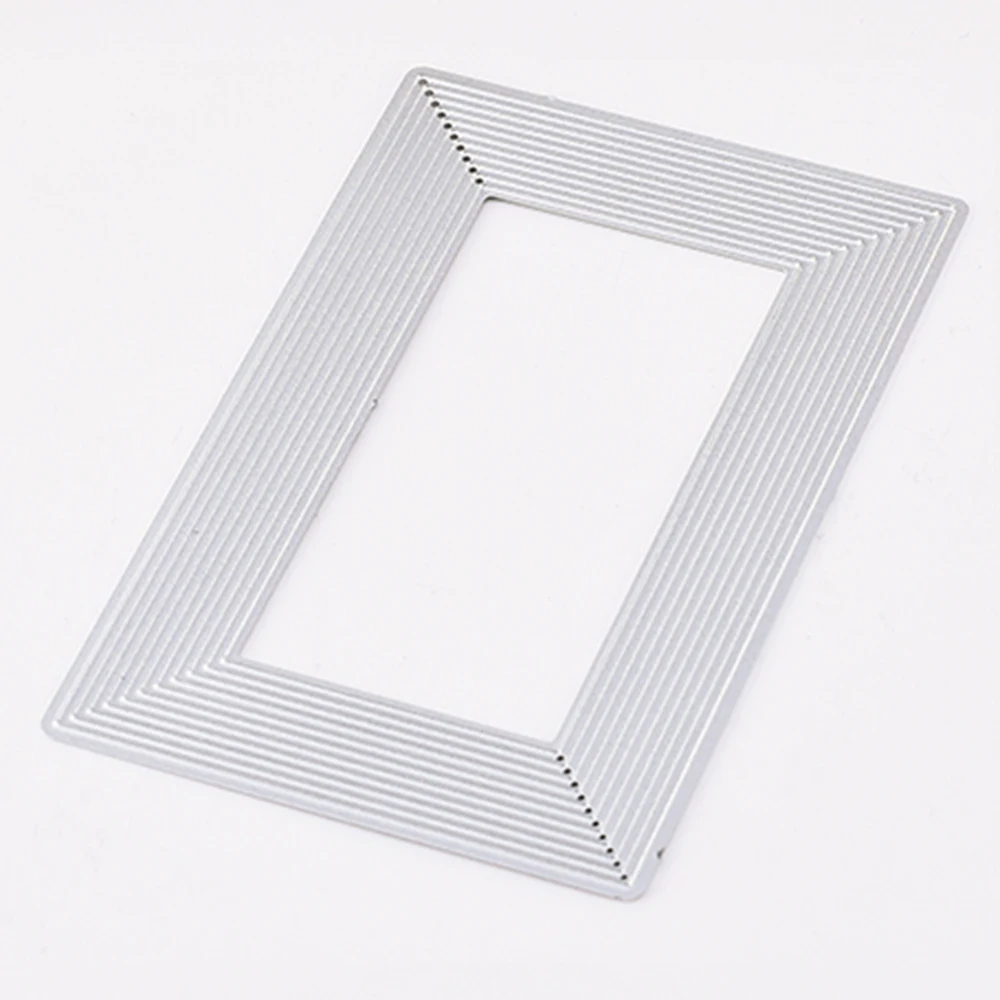 

Rectangle Backdrop Metal Cutting Dies Scrapbooking Frame Background Die Cut Craft New 2018 Embossing Stencils Paper Card Making