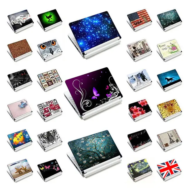 16"17"17.3"17.4" Prints PVC Laptop Decal Sticker Skin Cover Notebook