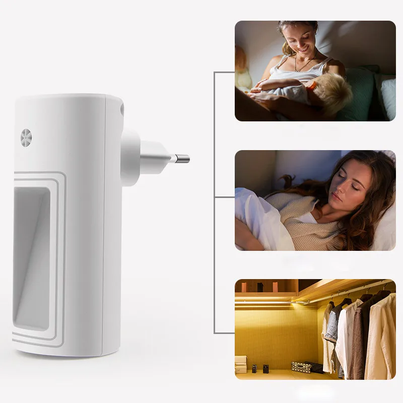 LED Sensor Night Light Motion Sensor Lamp Wall Lamp Cabinet Stairs Light CLH@8
