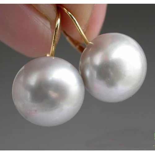

2018 Charming Pearl Jewellery 10-11mm Gray Color Natural Freshwater Pearl Earrings 925 Silver Dangle Earring Free Shipping