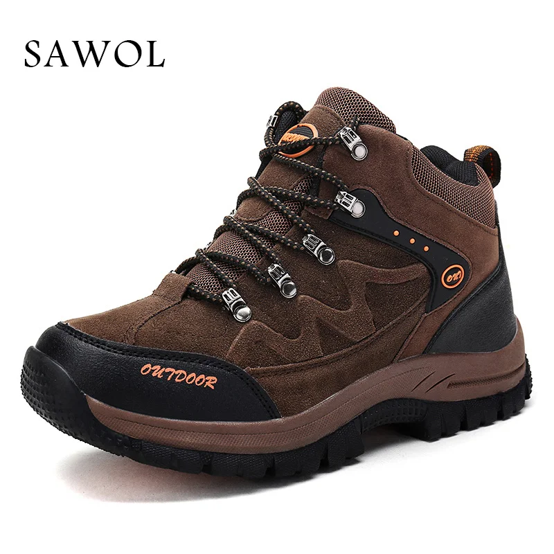 

Sawol Men Shoes Men Sneakers Brand Men Casual Shoes Breathable Plus Big Size 47 48 Cow Sued Men Flats Lace up Spring Autumn