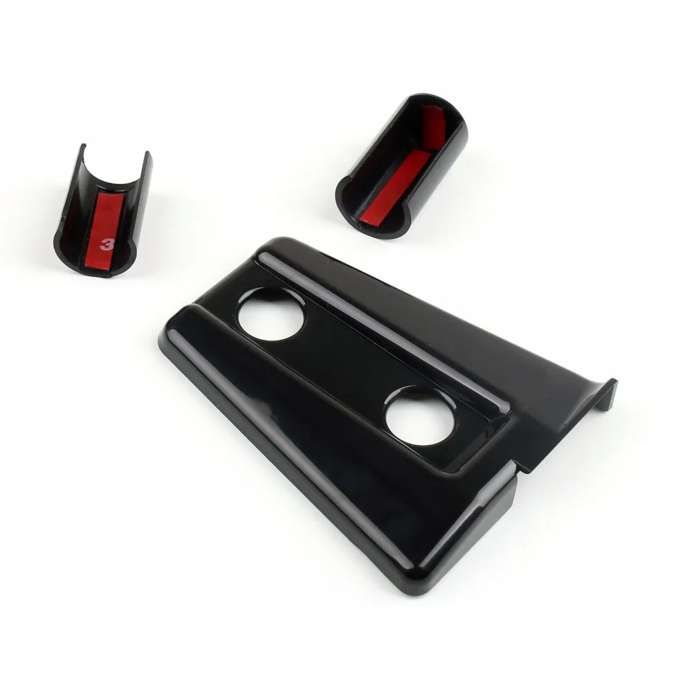 Cubierta de bisagra negra para Jeep Wrangler JK 2007-2016 4 piezas de Exterior de diseño de coche de nueva llegada