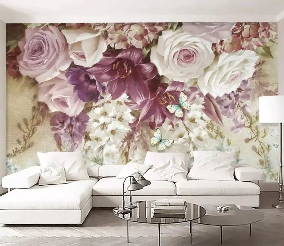Custom flowers 3d Mural Wallpaper For Bedroom wallpaper 3d on the wall 3d Background wall wallpaper for walls 3 d Custom flowers 3d Mural Wallpaper For Bedroom wallpaper 3d on the wall 3d Background wall wallpaper for walls 3 d