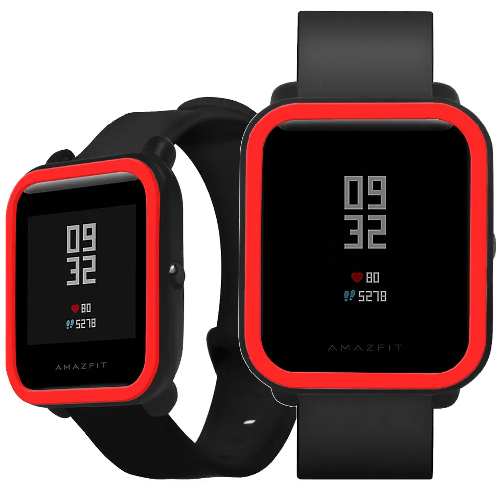 

Original Soft TPU Case For Xiaomi Huami Amazfit Bip Lite Youth Smart Watch Cover Silicone Case 22 MM Strap Shell For Amazfit