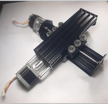 

DIY V-Slot Nema 23 Lead Screw Driven Actuators and Simple X/Y Table System kit 250mm 2080 v-slot profile