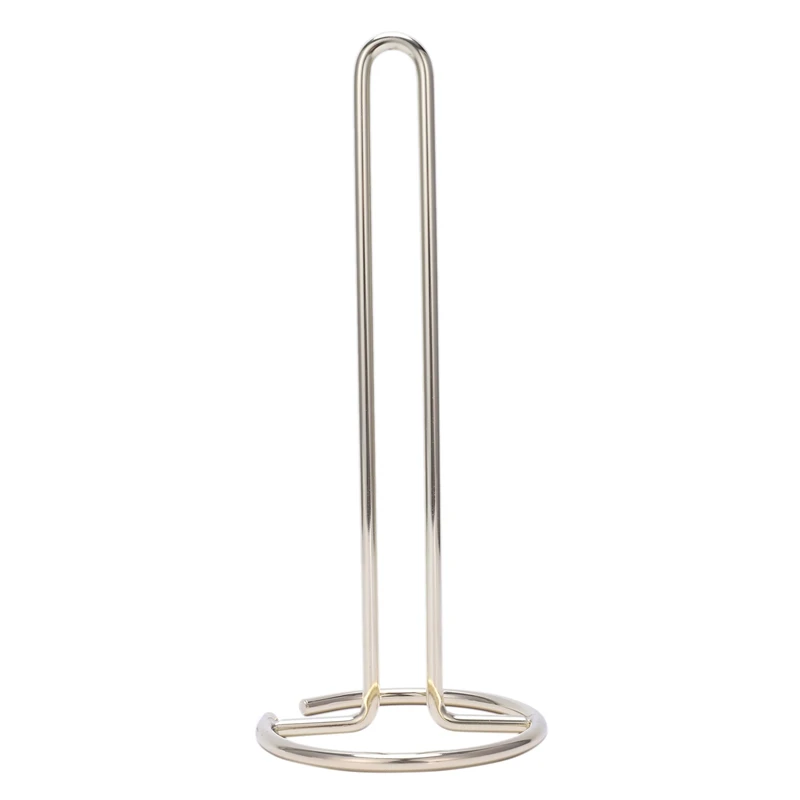 

Luxury Iron Paper Towel Rack Ornaments Dining Table Kitchen Bathroom Roll Holder Thick Standing Tissue Storage Rack