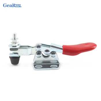 

4pcs GH-201 Horizontal Toggle Clamp 27kg Holding Capacity Toggle Clamp for Woodworking Quick Release Hand Tool Clamp