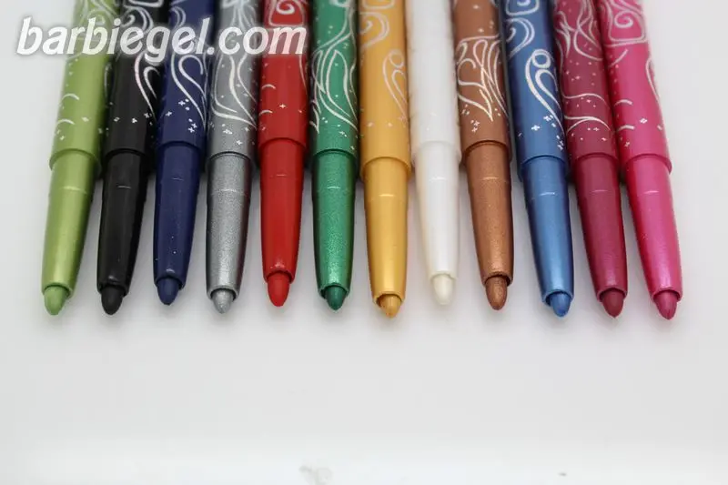 12 цветов твист Масштабирование бренд карандаши для век Professional Extra waterproof макияж карандаш тени век подводка для глаз Подводка для губ Косметическая ручка