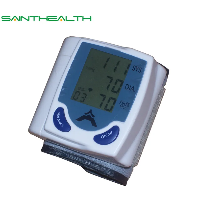 

2015 New Health Care Imported Chip Automatic Wrist Digital Blood Pressure Monitor Tonometer Meter for Measuring And Pulse Rate