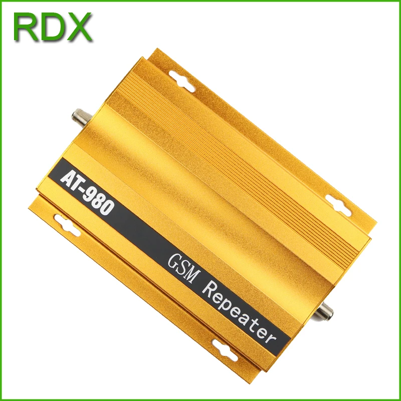 New cellphone gsm900 signal repeater AT980 high gain 65dB 2g gsm 900mhz mobile phone booster amplifier with power adaptor