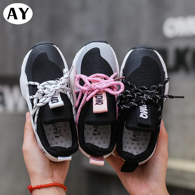 

AY 2019 Spring/Autumn Children Shoes Boys Sports shoes Fashion Brand Casual Kids Sneaker Outdoor Training Breathable Boy Shoes