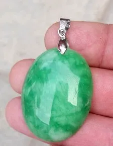 

Authentic natural stone JADES pendant Men and women holiday gift JADES accessories accessories Gratis rope chain