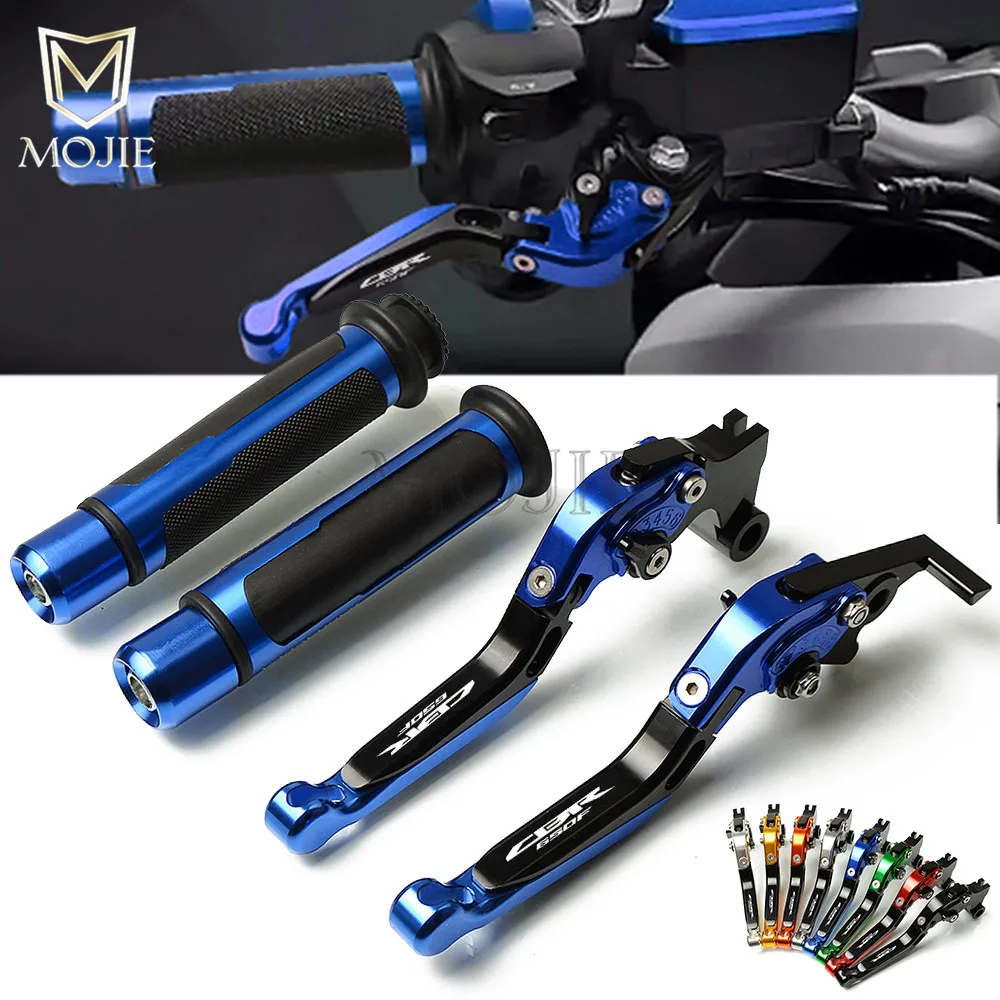 

Motorcycle CNC Adjustable Foldable Brake Clutch Lever Handle Hand Grips For Honda CBR650F CBR 650F CBR650 CBR 650 F 2014-2016