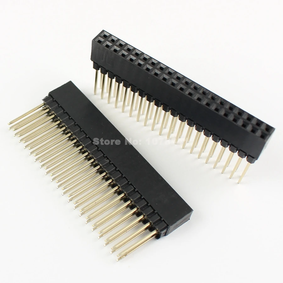 

5Pcs Per Lot 2.54mm 2x20 Pin Female Double Row PC104 Long Pin Header Strip