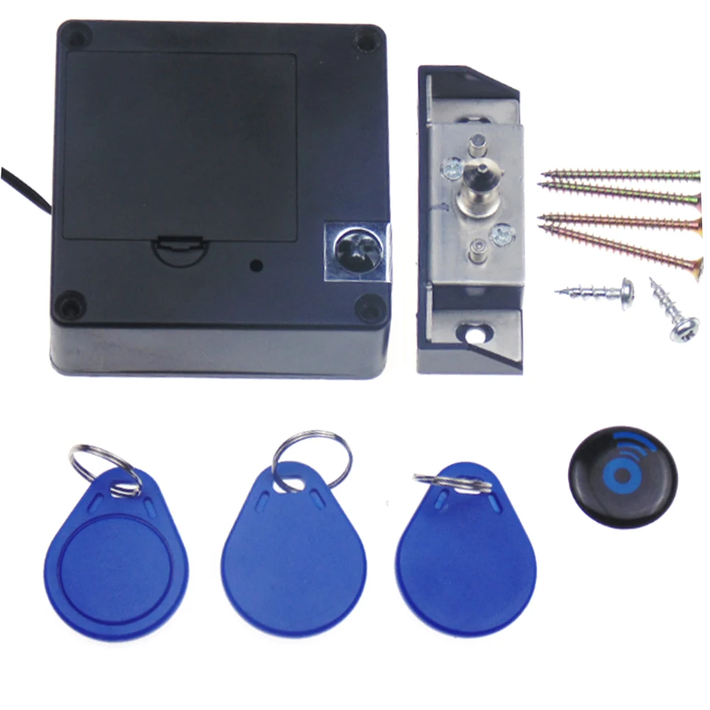 

Electronic Keyless Digital Door Lock IC 13.56KHZ Invisible RFID Locker Card Lock for Private Drawer Wardrobe Cabinet Door Lock