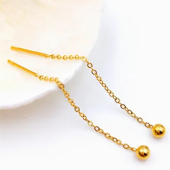 

100pcs 316L Stainless Steel Thread Threader Earrings Earrings Pendant DIY Earring Finding