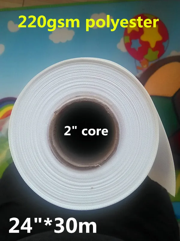 

24in Waterproof Matte 100 % Polyester Digital Printing Inkjet Canvas Roll