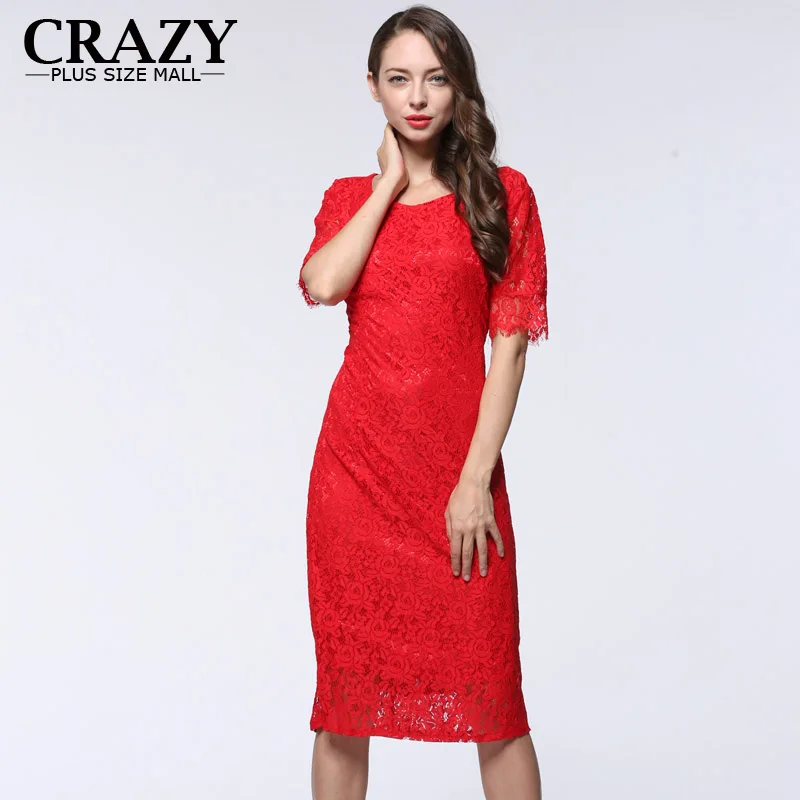 

M - 10XL Red Dress Big Size 2019 Women Elegant Graduation Evening Party Club Dresses Plus Size Lace Dress 9XL 8XL 7XL 6XL 5XL