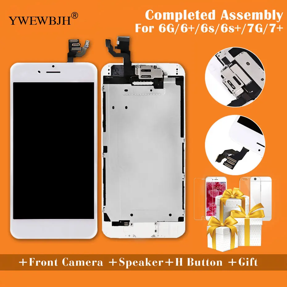 

AAA+++Quality For i Phone 6 6S Plus LCD Full Assembly complete with 3D touch for i Phone 7 LCD Screen Replacement No Dead Pixel