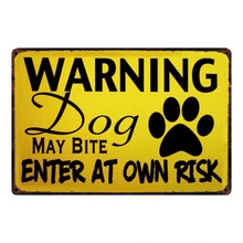 [Kelly66] Предупреждение ющий металлический знак оловянный плакат табличка для домашнего декора настенная живопись 20*30 см размер y-2111