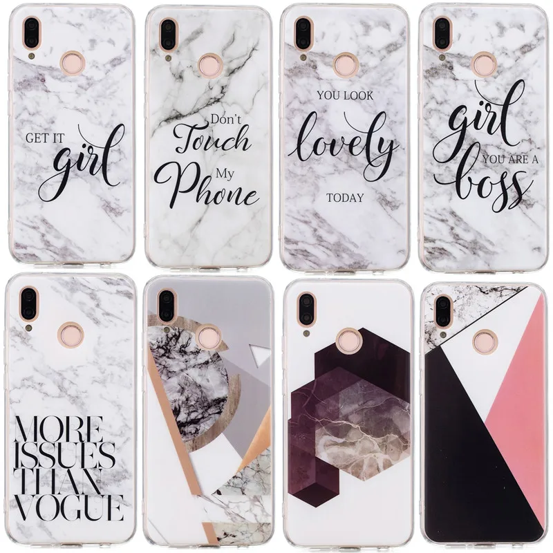 

Cases For Huawei Y7 Pro 2018 Cover Soft silicon tpu for huawei Y6 Pro 2017/P9 lite mini Nova 2s P20 Lite Honor 6A Phone Bags