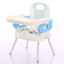 Cadeira de jantar de plástico do bebê dobrável cadeira alta cadeira de assento de criança cadeira de alimentação do bebê chaise haute bebe silla para comer bebe quente novo