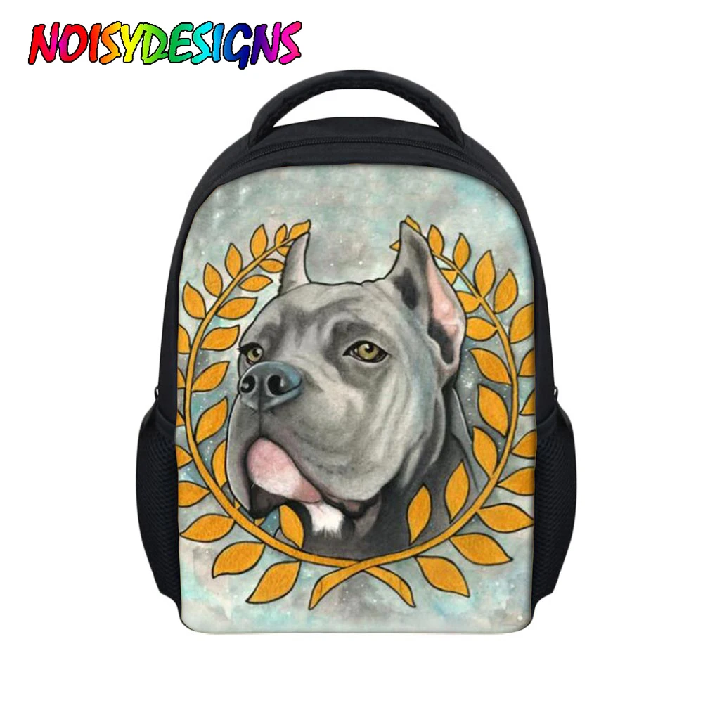 

NOISYDESIGNS Cane Corso Dog Art Print Backpack Orthopedic Children Boys Girls School Supplies Bookbag Dropshipping Rucksacks