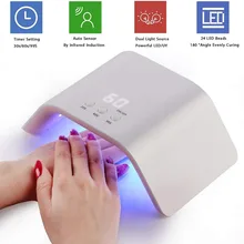 Makartt 24 Вт УФ лампа светодиодный светильник для ногтей 15 шт. светодиодный s Сушилка для ногтей для всех гелей таймер запонки инструменты для маникюра E0851