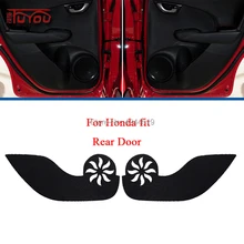 Для Honda Fit автомобилей внутри двери Крышка царапинам защиты Анти Kick декоративные колодки автомобиля стикеры 4 шт