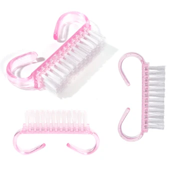 

ROSALIND 3PCS/LOT Cleaning Dust Manicure Tools Nail Art Clean Brush Plastic Remove UV Gel Polish