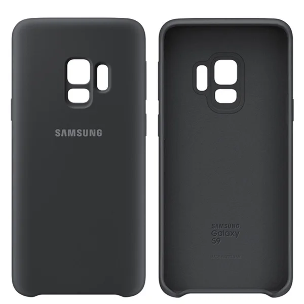 Samsung S9 plus, силиконовый чехол, задняя крышка,, g9650, 9500, силиконовый защитный чехол для камеры, мягкий, анти-износ, защитный чехол - Цвет: Dark gray